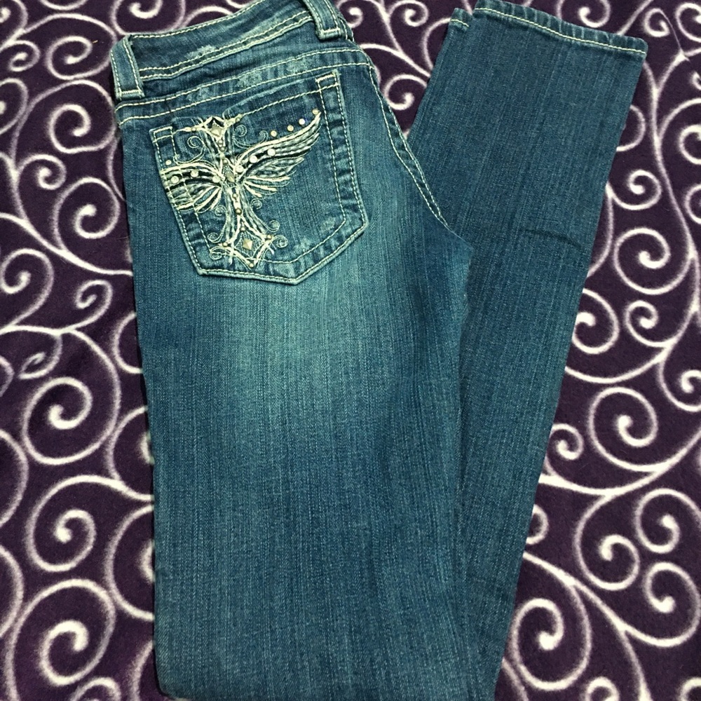 SOLD Miss Me skinny jeans 26